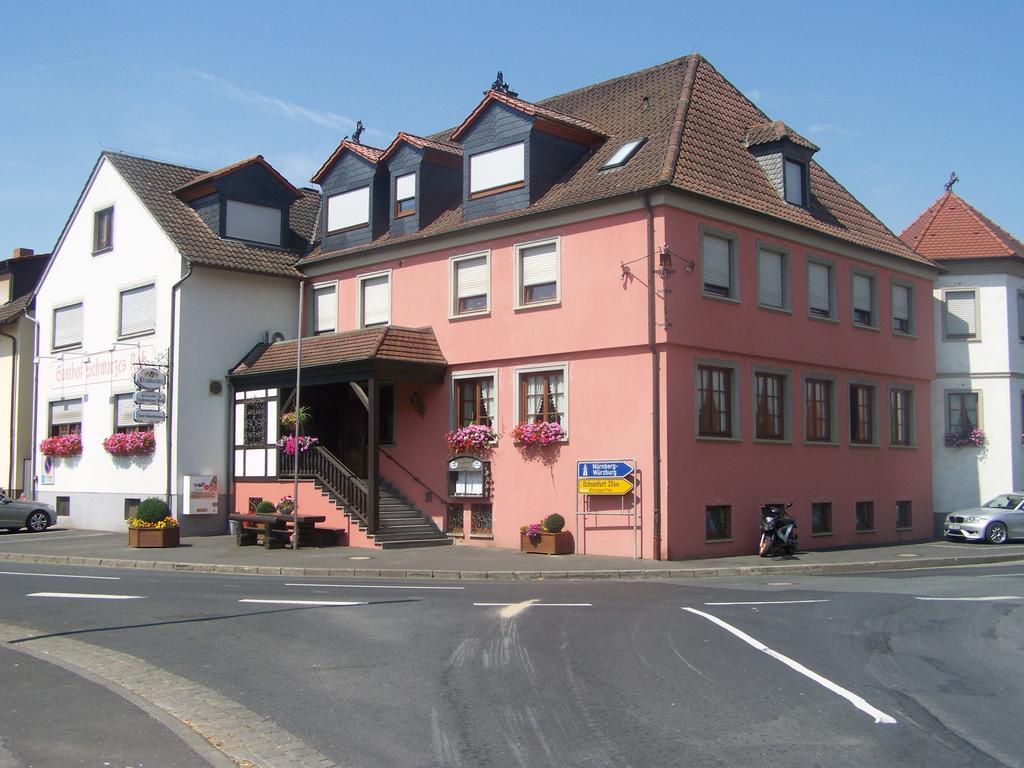 Hotel Schwarzes Ross Schwarzach am Main Exteriér fotografie